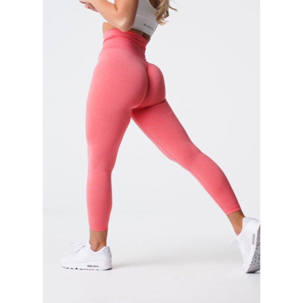 NVGTN CORAL SEAMLESS LEGGINGS